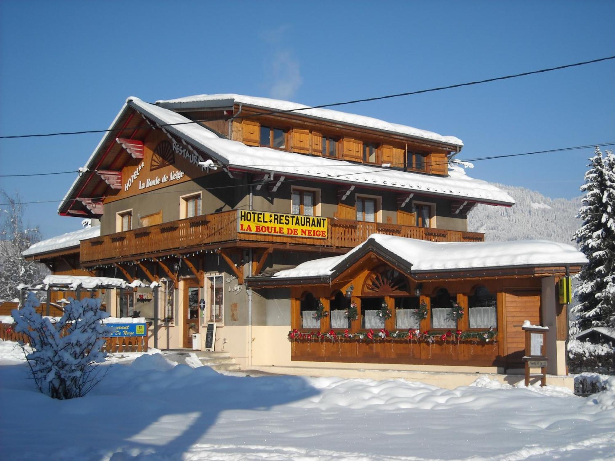 Hotel La Boule De Neige Samoëns Exterior foto